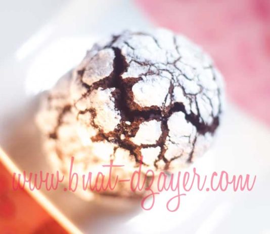 Biscuits au chocolat comme le gâteau algérien el Mchakak mchakak-chocolat-biscuits-petits-moelleux