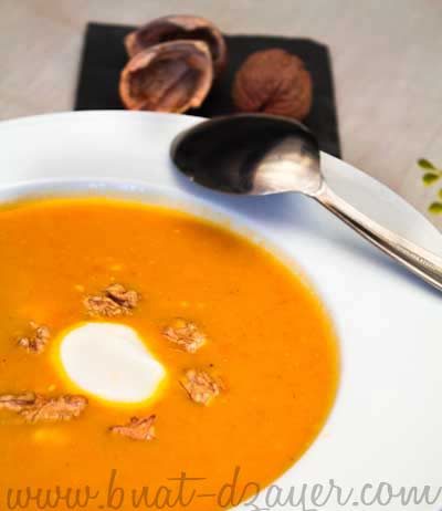 Velouté de carottes à l’orientale